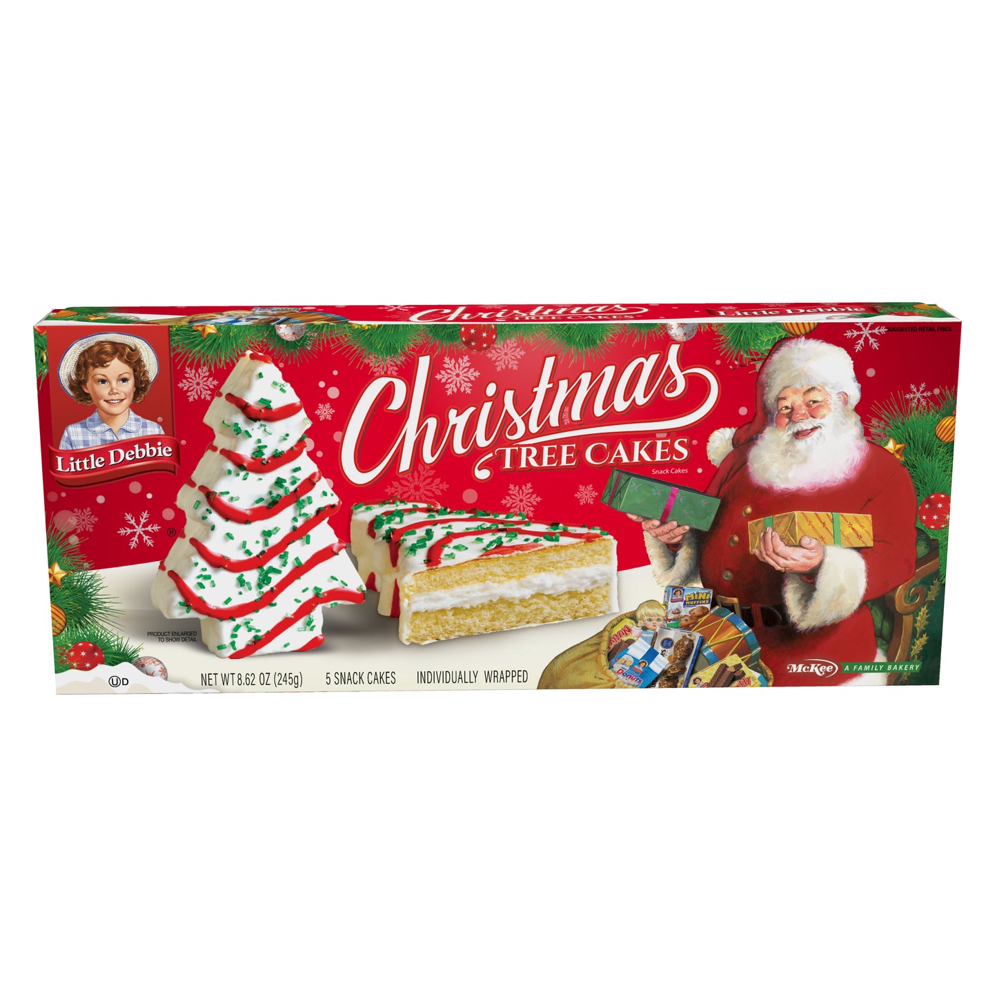 Little Debbie Christmas Cakes Case of 16