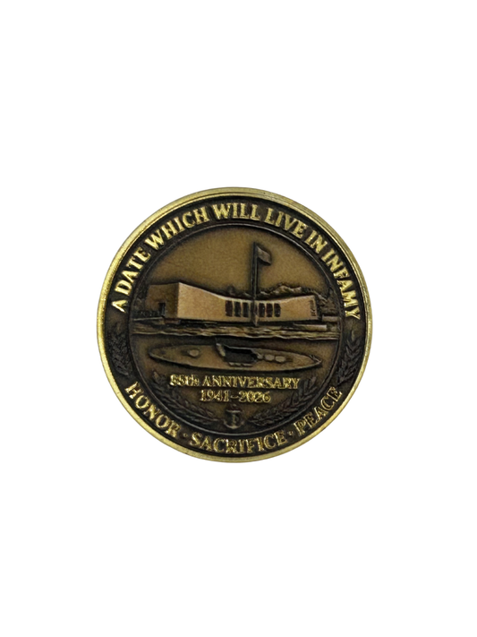 Pearl Harbor 85th Anniversary Commerative Coin