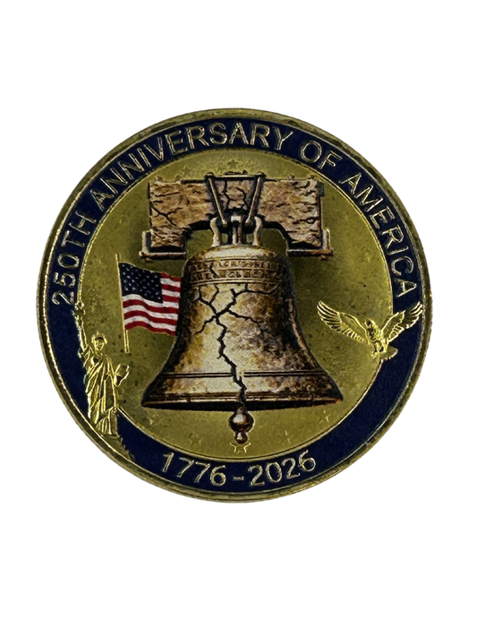 USA 250th Anniversary Liberty Bell Commerative Coin 1776