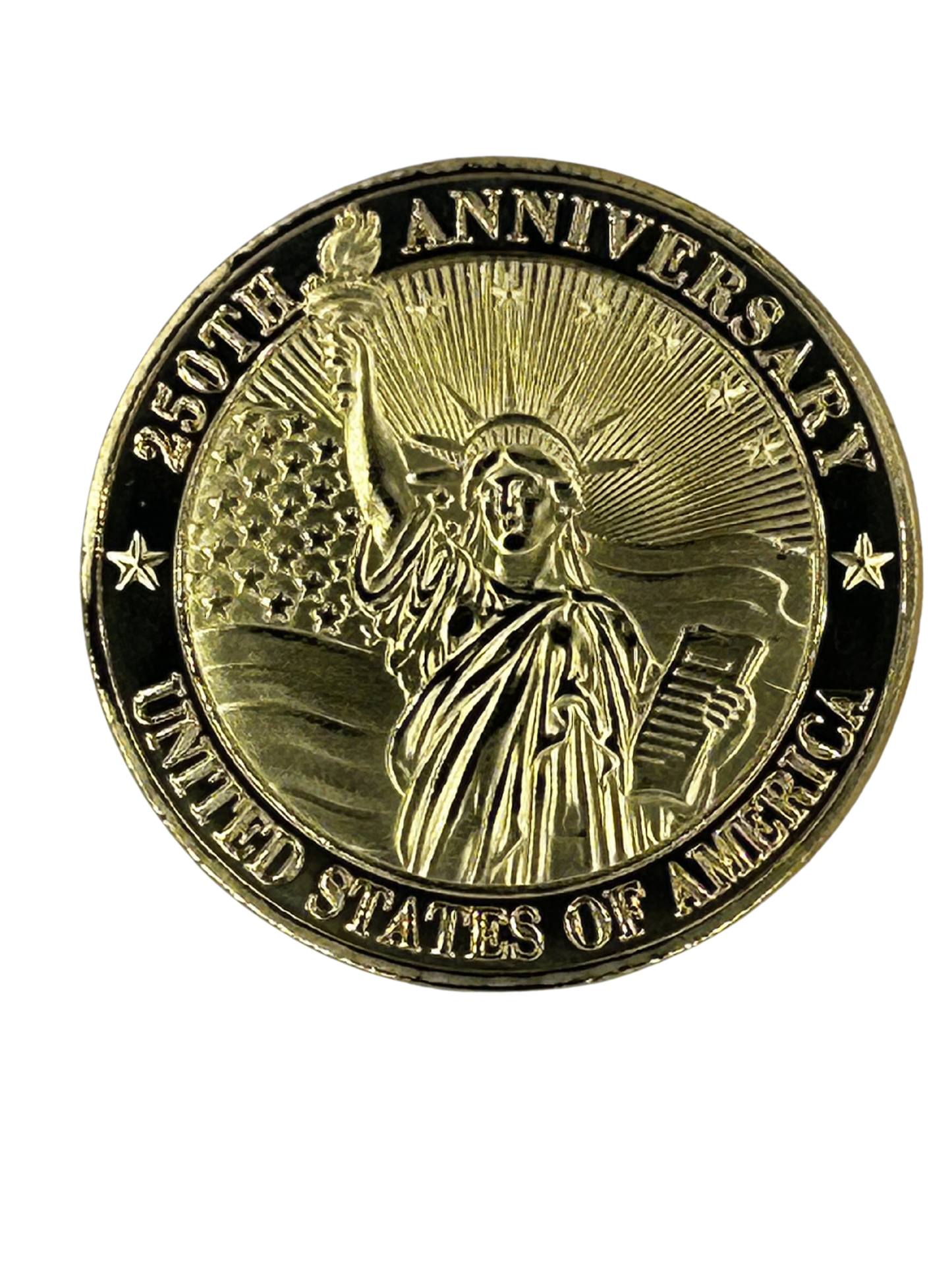USA 250th Anniversary  Gold Commerative Coin 4th of July