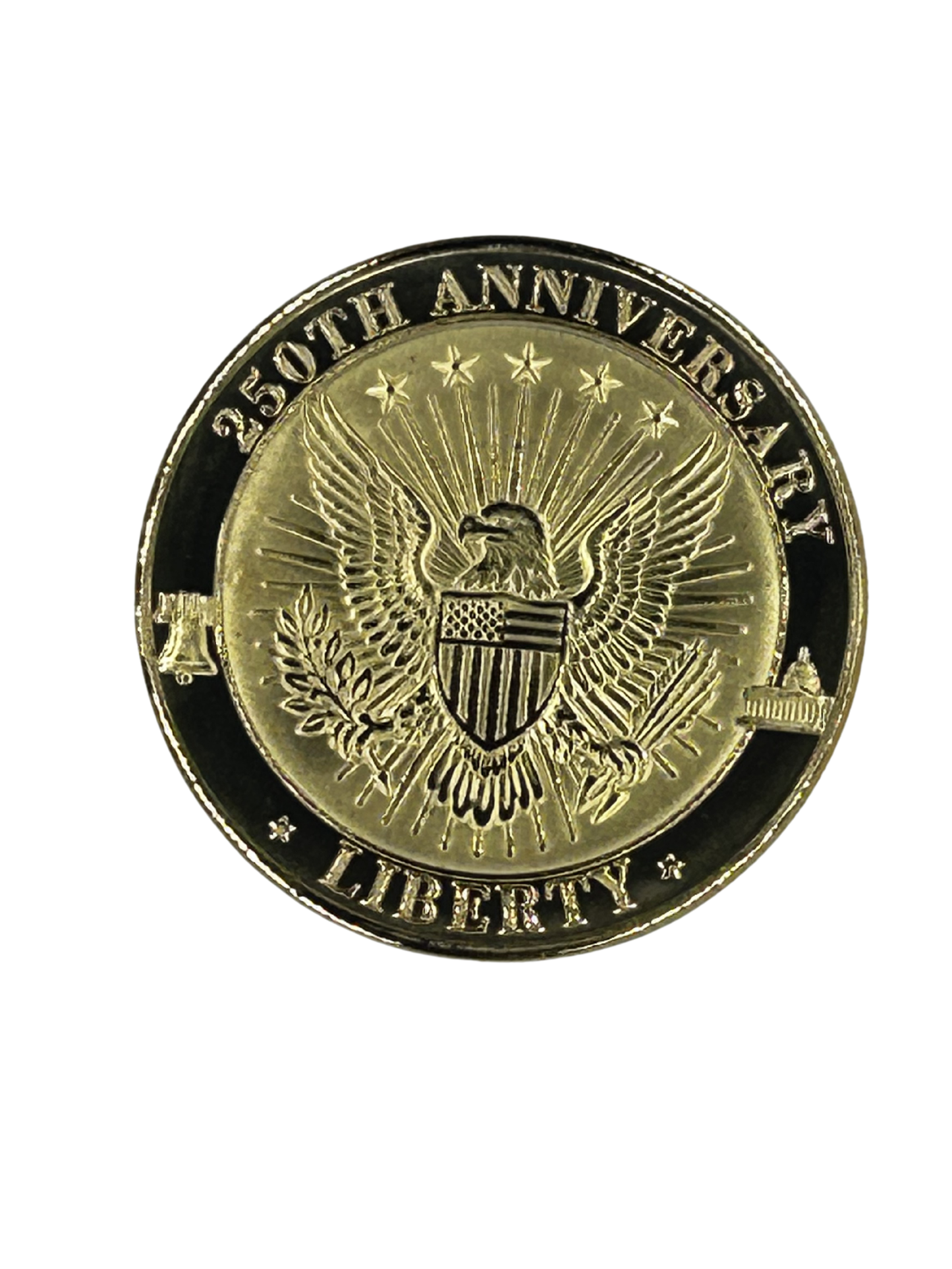 USA 250th Anniversary  Gold Commerative Coin 4th of July